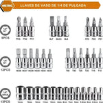 JUEGO DE RACHES y COPAS X46 | IMPORT