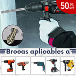 GRINDEX™ 🇺🇸 Set Brocas Americanas con Dientes de Sierra en Titaneo