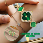 RELOJ / VAN-CLEEF™ + ARETES ESMERALDA INCLUIDOS🎁