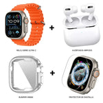 SmartWatch Y57™ Pro + Audífonos GRATIS y 7 pulseras