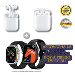 SmartWatch Y57™ Pro + Audífonos GRATIS y 7 pulseras