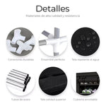 Zapatera Moderna en Tela y Acero – Para 27 Pares 👟