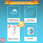FlexiWide™ Calcetines Clínicos Para Diabéticos y más PAQUETE X3
